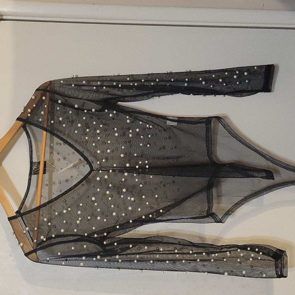 Gorgeous  Beaded Body Suit